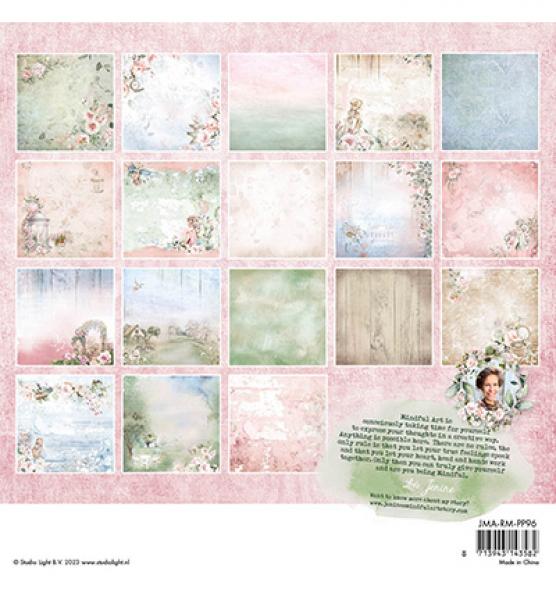 Studiolight • Paper pad Background patterns Romantic Moments nr.96