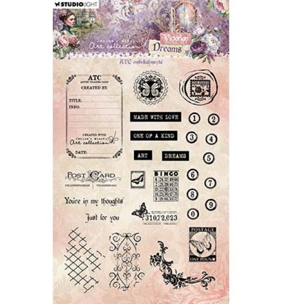 Studiolight • Stamp ATC embellishments Victorian Dreams nr.611
