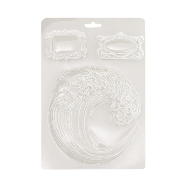 Stamperia, Silent Sea A5 Soft Mould Wave