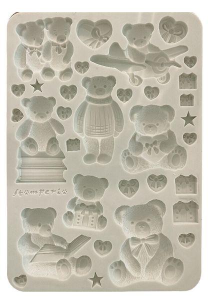 Stamperia, The Owl's House A5 Silicon Mould Teddy Bears