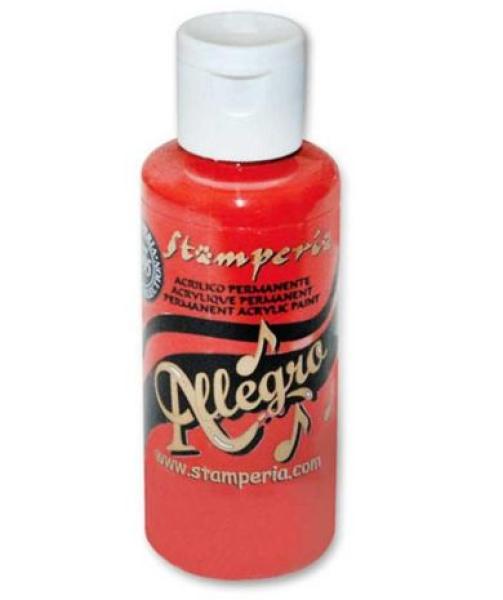 Stamperia, Allegro Paint Bright Red