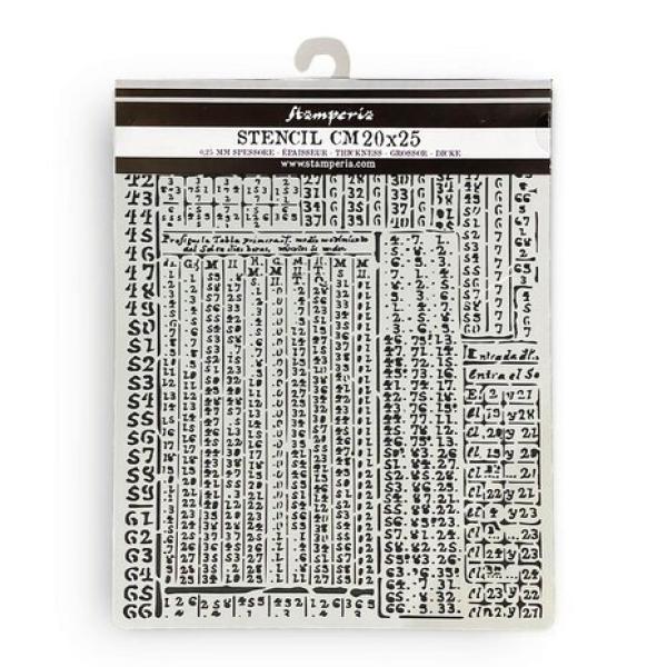 Stamperia, Fortune Thick Stencil Hieroglyphic