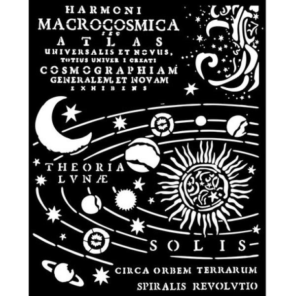 Stamperia, Fortune Thick Stencil Constellation