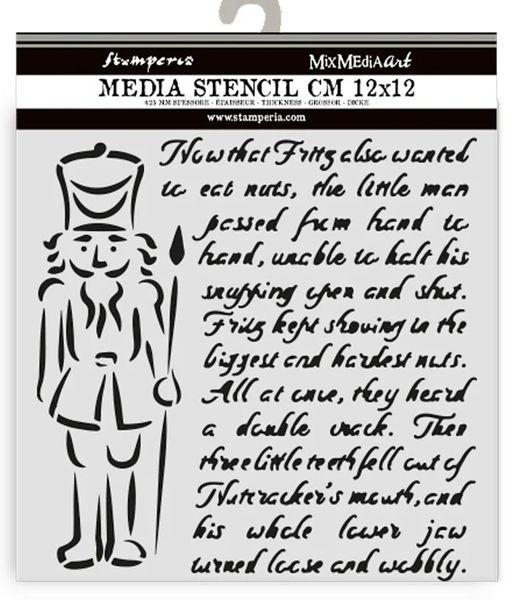 Stamperia, Alice in Christmas Thick Stencil Soldiers
