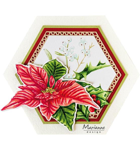 Marianne Design • Die Tiny's Poinsettia