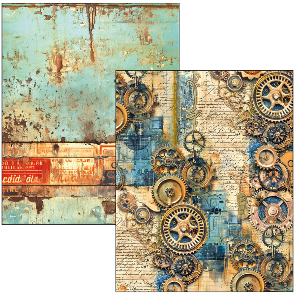 Ciao Bella, Past Time A4 Maxi Mixed Media Book