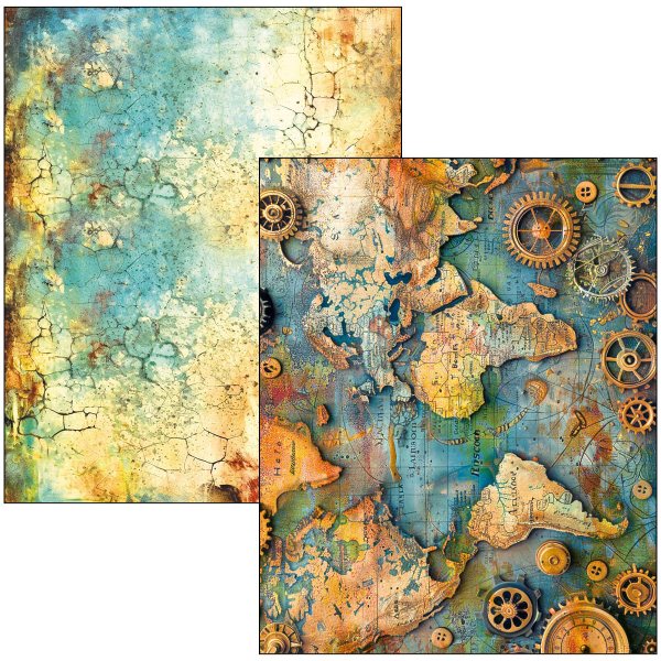 Ciao Bella, Past Time A4 Maxi Mixed Media Book