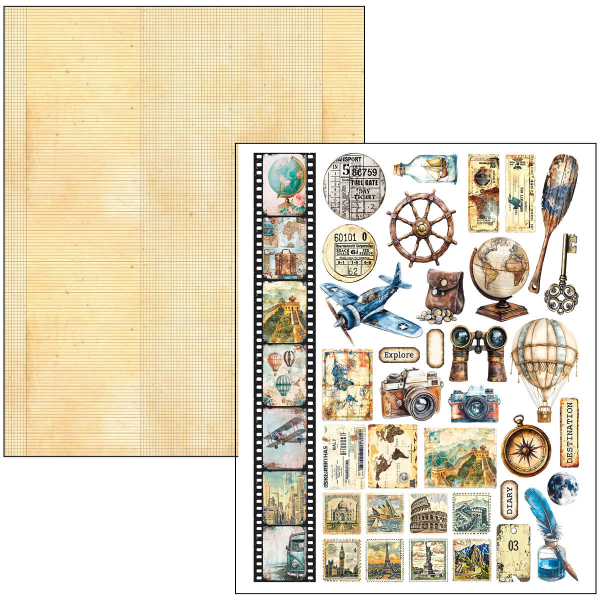 Ciao Bella, Journey Ahead A4 Maxi Mixed Media Book