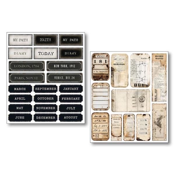 Ciao Bella, Little Words Mixed Media Stickers