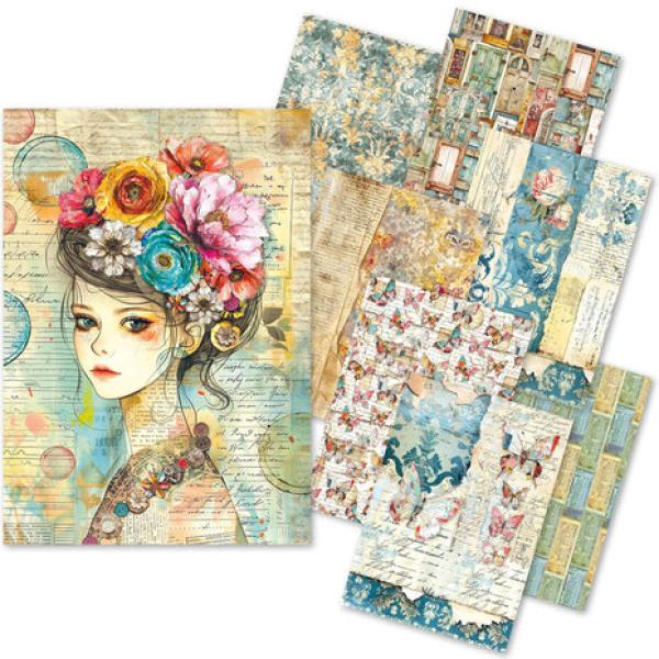 Ciao Bella, Quintessential Craftmix Mixed A5 Paper Pack