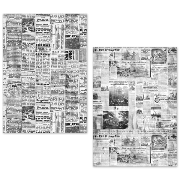 Ciao Bella, Newspapers A5 Tissue Paper Set