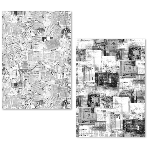 Ciao Bella, Newspapers A5 Tissue Paper Set
