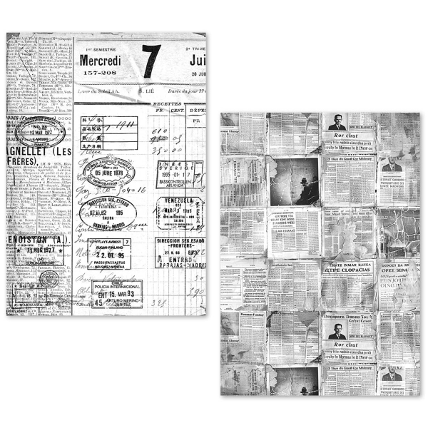 Ciao Bella, Newspapers A5 Tissue Paper Set