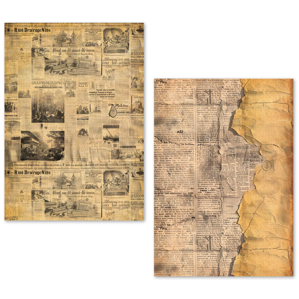 Ciao Bella, Newspapers A5 Tissue Paper Set