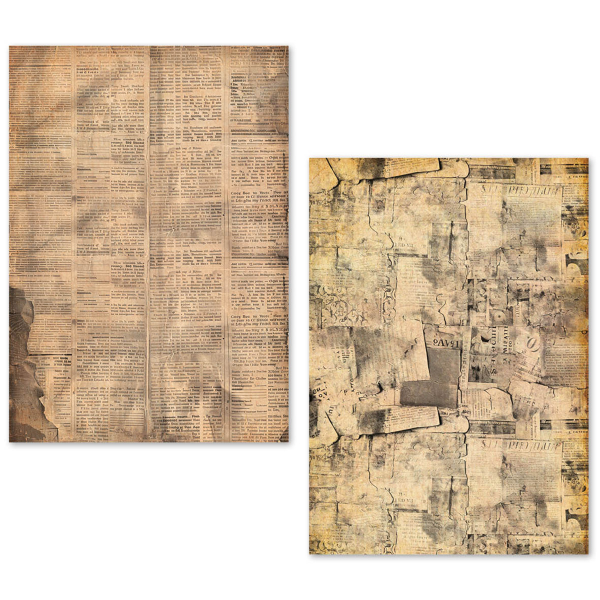 Ciao Bella, Newspapers A5 Tissue Paper Set