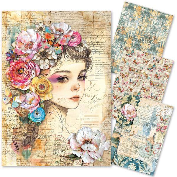 Ciao Bella, Quintessential A4 Mixed Media Rice Paper