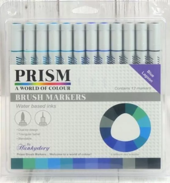 Prism Brush Markers - Blue Lagoon, Hunkydory