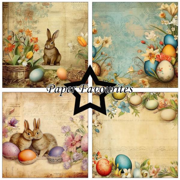 Paper Favourites, Vintage Easter 6x6 Inch Paper Pack