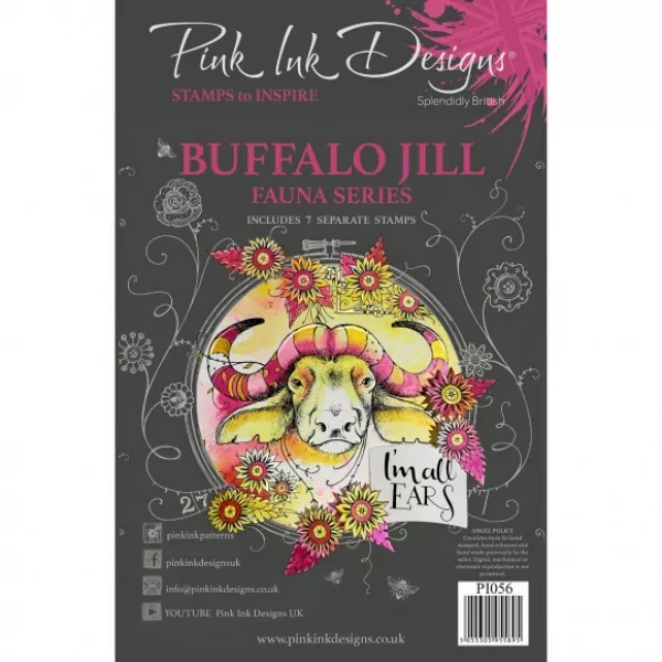 Creative Expressions • Pink Ink Designs Clear stamp Buffalo Jill