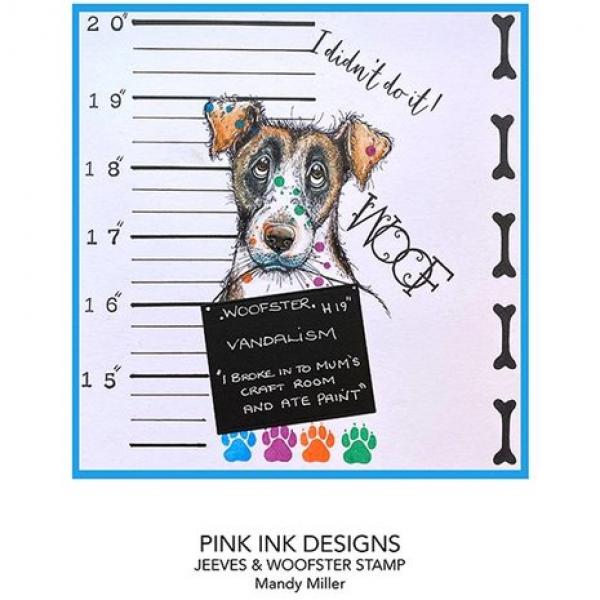Pink Ink Designs, Jeeves & Woofster A5 Clear Stamp