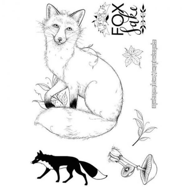 Pink Ink Designs, Foxtastic A5 Clear Stamp