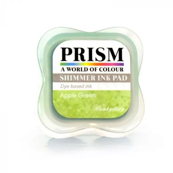 Hunkydory Shimmer Prism Ink Pads - Apple Green