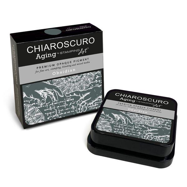 Ciao Bella, Chiaroscuro Aging Ink Pad Obsidian