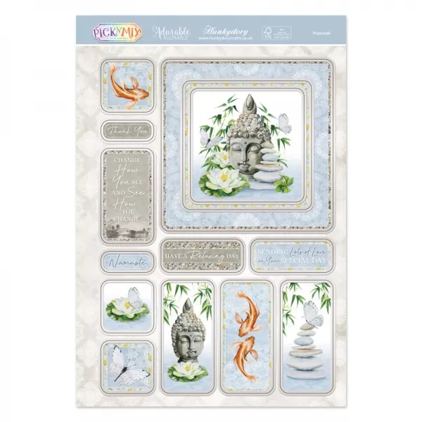 Pick 'N' Mix Topper Sheet - Namasté, Hunkydory