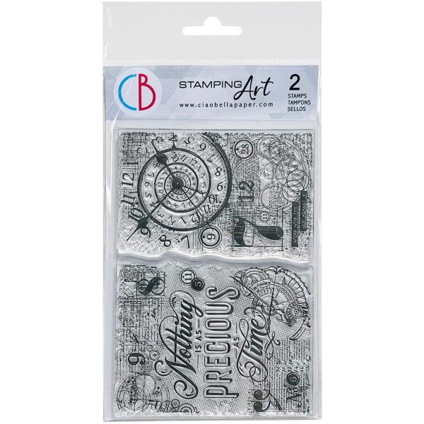 Ciao Bella, Clear Stamp Set 4"x6" Nothing is as precious as time