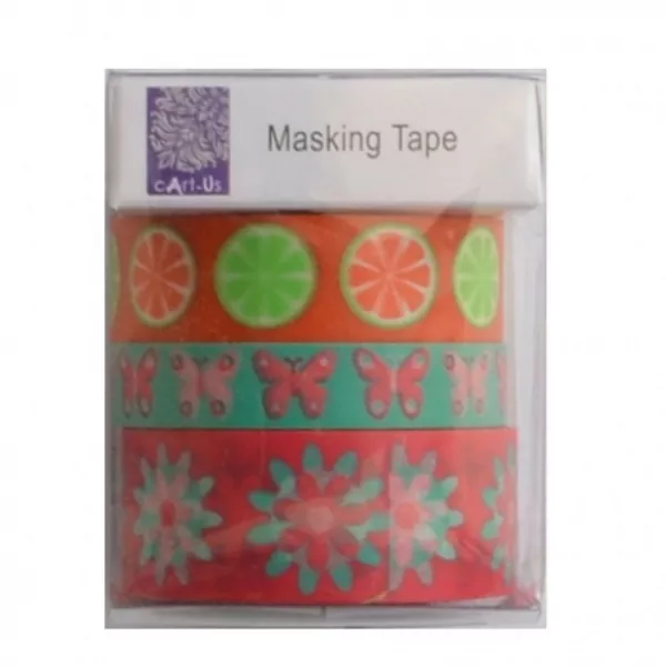 cArt-Us masking tape 3x5m assorted happy sunshine, Washi Tape