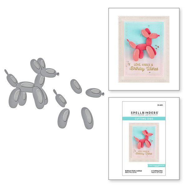 Spellbinders, Balloon Party Animal Etched Dies