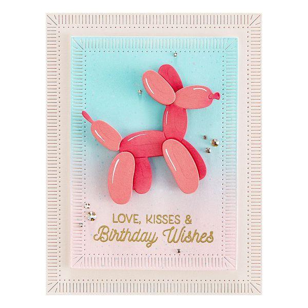 Spellbinders, Balloon Party Animal Etched Dies