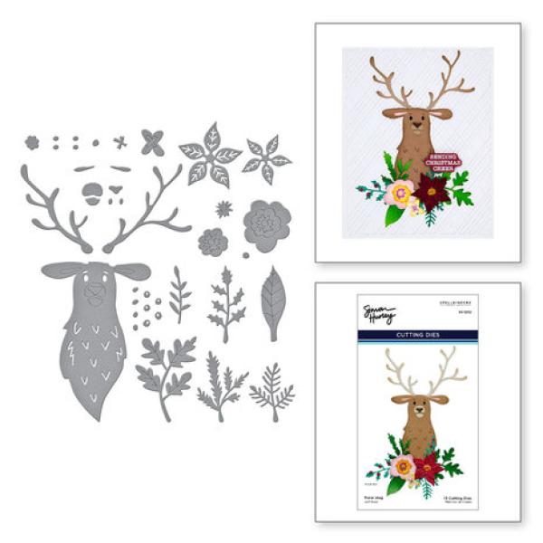 Spellbinders, Floral Stag Etched Dies