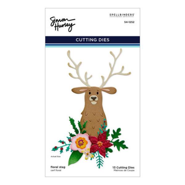 Spellbinders, Floral Stag Etched Dies