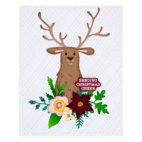 Spellbinders, Floral Stag Etched Dies