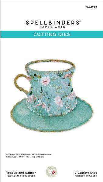 Spellbinders, Teacup and Saucer Etched Dies
