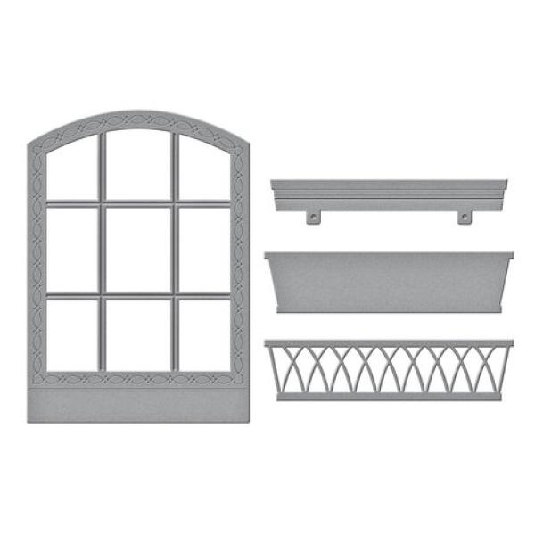 Spellbinders, Vista View Window Etched Dies