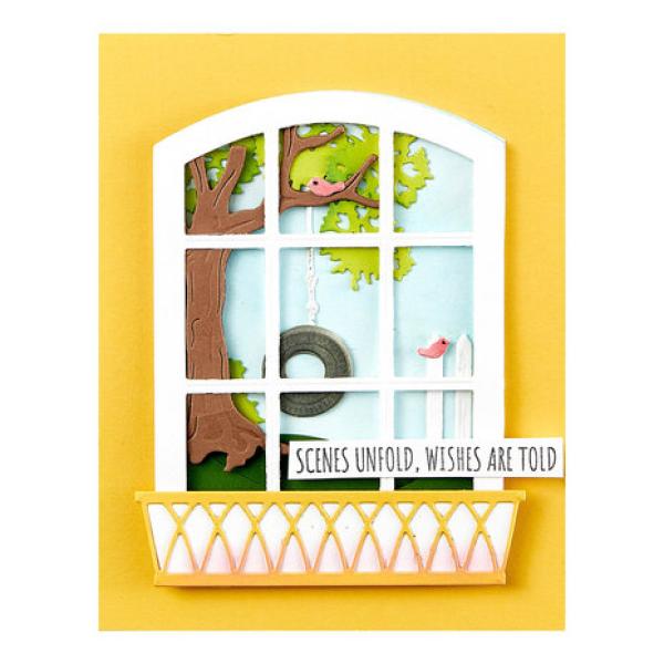 Spellbinders, Vista View Window Etched Dies