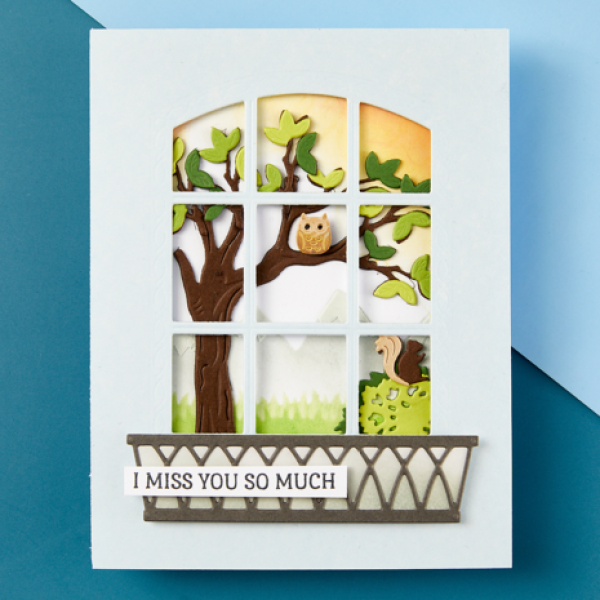 Spellbinders, Vista View Window Etched Dies