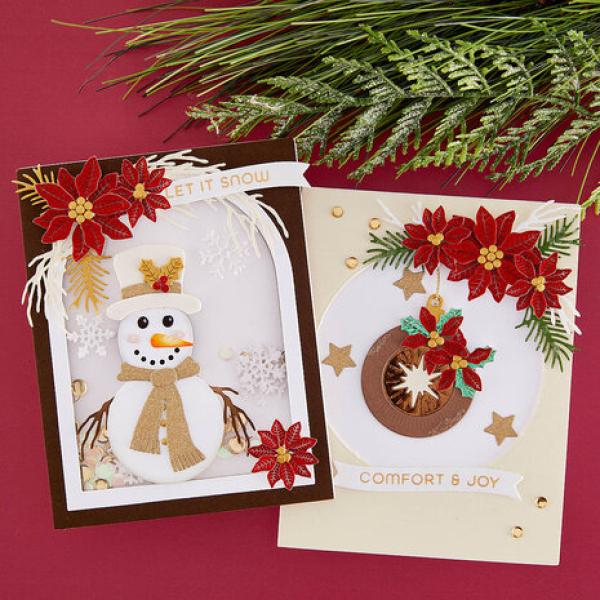 Spellbinders, Christmas Wreath Add-Ons Etched Dies