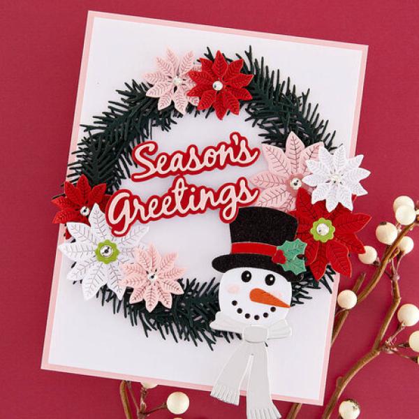 Spellbinders, Christmas Wreath Add-Ons Etched Dies