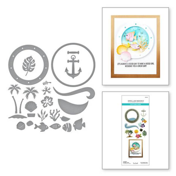 Spellbinders, Coastal Escape View Etched Dies
