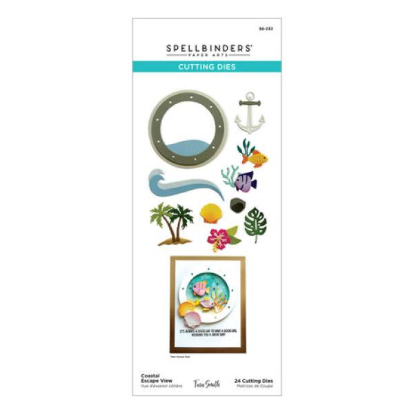 Spellbinders, Coastal Escape View Etched Dies