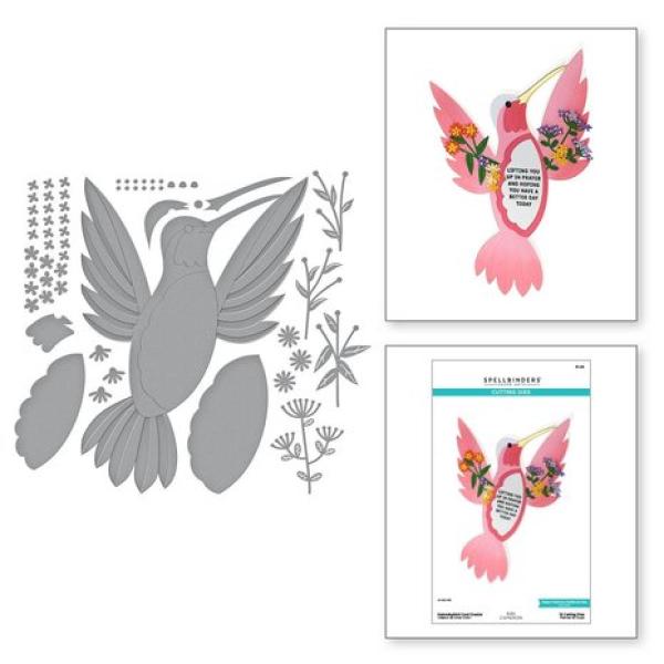 Spellbinders, Hummingbird Card Creator Etched Dies, SONDERPREIS