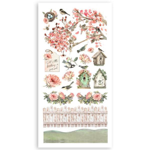 Stamperia, House of Roses 6x12 Inch Paper Cut-outs