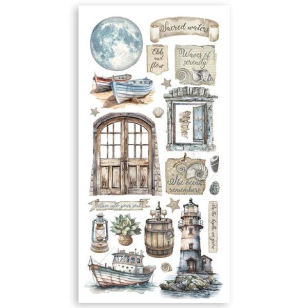 Stamperia, Silent Sea 6x12 Inch Paper Cut-outs