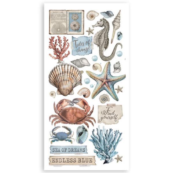 Stamperia, Silent Sea 6x12 Inch Paper Cut-outs