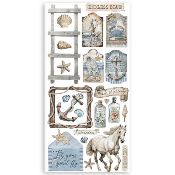 Stamperia, Silent Sea 6x12 Inch Paper Cut-outs