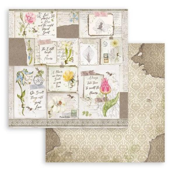 Stamperia, Romantic Garden House 12x12 Inch Paper Pack