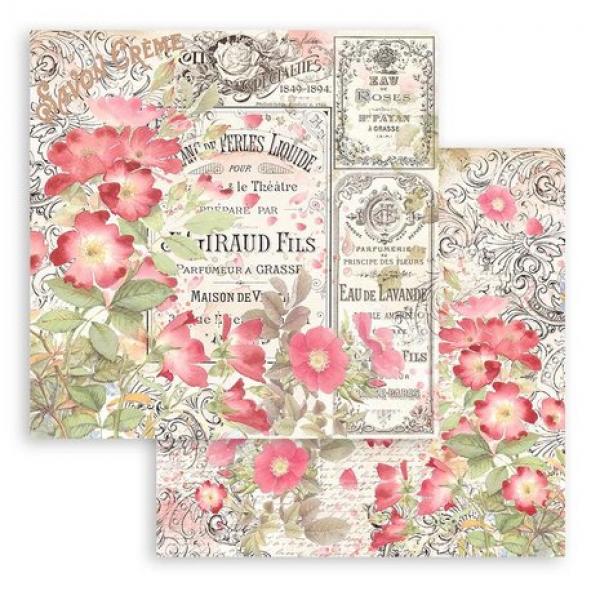 Stamperia, Rose Parfum 12x12 Inch Paper Pack